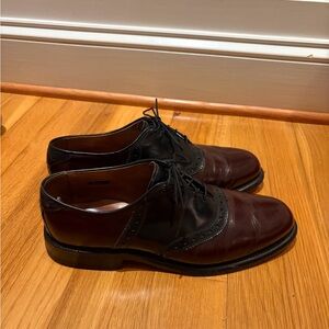 Men’s Size 9.5 D Vintage Allen Edmonds Polo Saddle Oxford Dress Shoes New Condit